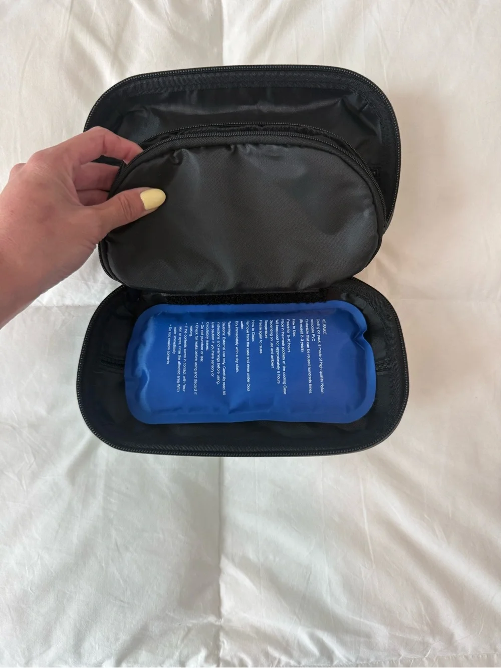 Light Blue Hard Shell Peptide Travel Case